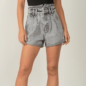 NWT - Elan Jesse Acid Wash Denim Shorts
